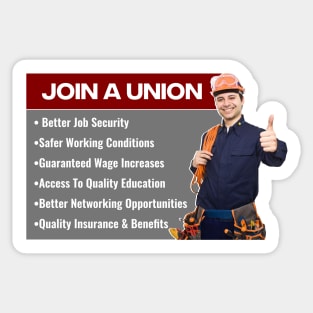 Join A Union - Unionise Sticker